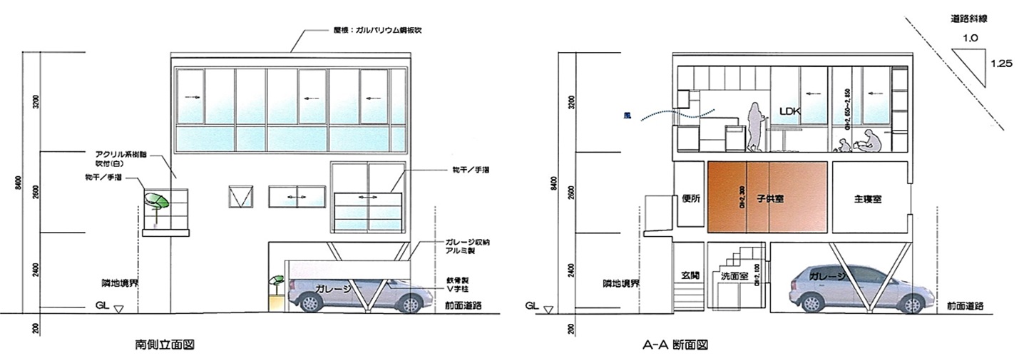 狭小住宅 間取り プラン 9坪強 視線が育むゆとりの木造3階建て住宅 東京の狭小住宅の間取り 3階建て T W 狭小住宅 間取り プラン 9坪強 視線が育むゆとりの木造3階建て住宅 東京の狭小住宅の間取り 3階建て T W