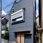 12坪の施工例:防火地域の狭小地に建つ木造耐火3階建て賃貸併用住宅 12坪の施工例:防火地域の狭小地に建つ木造耐火3階建て賃貸併用住宅