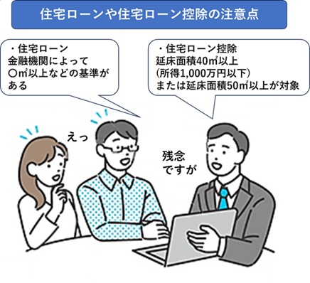 狭小住宅は、住宅ローンを借りられる金融機関が限定されることも