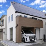 ２５坪の施工例：足立区西保木間の閑静な住宅に建つ木造３階建て都市型住宅。