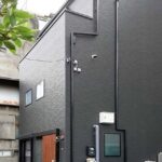 １０坪の施工例：近隣の住宅が密集した防火地域に建つ「木造耐火三階建住宅」